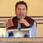 “Deposito mi confianza en el CEN de Morena, con la esperanza que el Comité Estatal respete convocatoria y brinde piso parejo: Ray Vázquez Conchas.