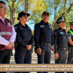 La SSC fortalece la proximidad social y la prevención durante el operativo Cero Tolerancia en la capital tlaxcalteca.