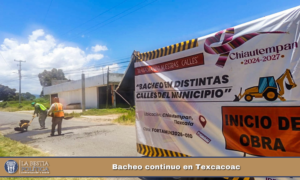 Bacheo continuo en Texcacoac.