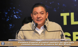 Fortalece Coeprist el control sanitario del agua para consumo humano en la cuenca del Alto Atoyac.