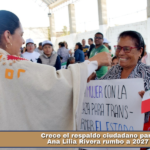 Crece el respaldo ciudadano para Ana Lilia Rivera rumbo a 2027.