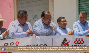 Gobierno de Apizaco inicia la primera etapa de rehabilitación de la Avenida de los Pinos en beneficio de más de 5 mil habitantes.