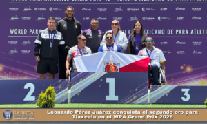 Leonardo Pérez Juárez conquista el segundo oro para Tlaxcala en el WPA Grand Prix 2026.