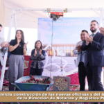 Inicia construcción de las nuevas oficinas y del Archivo General de la Dirección de Notarías y Registros Públicos.