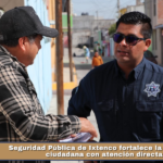 Seguridad Pública de Ixtenco fortalece la confianza ciudadana con atención directa.