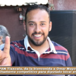 PAN Tlaxcala, da la bienvenida a Omar Mayorga, un perfil altamente competitivo para diputado local en el Distrito 1.
