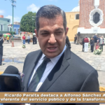 Ricardo Peralta destaca a Alfonso Sánchez Anaya como referente del servicio público y de la transformación del país.