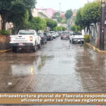Infraestructura pluvial de Tlaxcala responde de manera eficiente ante las lluvias registradas.