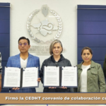 Firmó la CEDHT convenio de colaboración con la UPET.