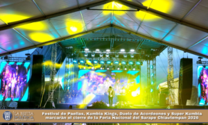 Festival de Paellas, Kumbia Kings, Duelo de Acordeones y Super Kumbia marcarán el cierre de la Feria Nacional del Sarape Chiautempan 2026.