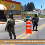 Apizaco y SMYT mantienen filtros de revisión vial.