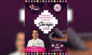 Reconocido chef tlaxcalteca Irad Santacruz encabezará el jurado del Concurso Gastronómico de Salsas en la Feria Chiautempan 2026.
