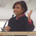 «Me he involucrado en este proceso»: Lorena Cuéllar defiende la continuidad de su proyecto rumbo a la sucesión.