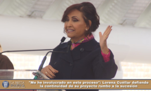 «Me he involucrado en este proceso»: Lorena Cuéllar defiende la continuidad de su proyecto rumbo a la sucesión.