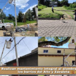 💡 Espacios más iluminados y seguros: Realizan mantenimiento integral al alumbrado público en los barrios del Alto y Zavaleta 🏗️✨