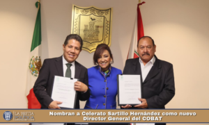 Nombran a Celerato Sartillo Hernández como nuevo Director General del COBAT.