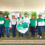 Chava Santos encabeza jornadas de integración de las estructuras territoriales del PVEM en Ixtenco y Coaxomulco.