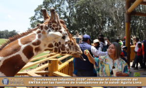 “Convivencias Infantiles 2026” refrendan el compromiso del SNTSA con las familias de trabajadores de la salud: Águila Lima.