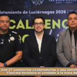 Con 37 sentencias condenatorias y una estrategia integral, Tlaxcala fortalece el combate a la trata de personas.