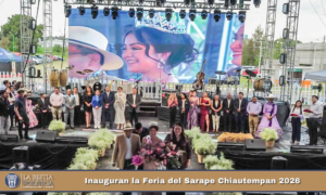 Inauguran la Feria del Sarape Chiautempan 2026.
