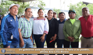 Un gobierno está reprobado cuando le falla a su pueblo, afirma Ana Lilia Rivera.