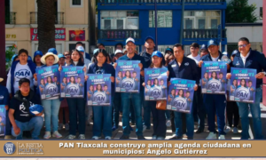 PAN Tlaxcala construye amplia agenda ciudadana en municipios: Ángelo Gutiérrez.