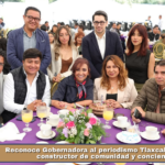 Reconoce Gobernadora al periodismo Tlaxcalateca como constructor de comunidad y conciencia.