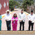 Invierte Gobierno del Estado cerca de 6 MDP en obra vial que fortalece la movilidad y el desarrollo de Yauhquemehcan.