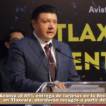 Avanza al 85% entrega de tarjetas de la Beca Rita Cetina en Tlaxcala; atenderán rezagos a partir del 16 de julio.