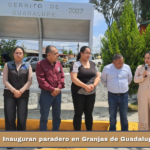 Inauguran paradero en Granjas de Guadalupe, Apizaco.
