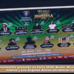 Huamantla presenta su Feria 2026; Nodal, Ricardo Montaner, Juanes y Los Ángeles Azules encabezan la cartelera.