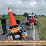 Intensifica Gobierno de Ixtenco labores de bacheo para prevenir accidentes.