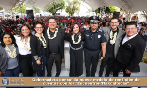 Gobernadora consolida nuevo modelo de rendición de cuentas con los «Encuentros Tlaxcaltecas».