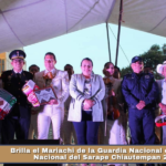 Brilla el Mariachi de la Guardia Nacional en la Feria Nacional del Sarape Chiautempan 2026.