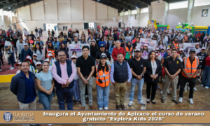 Inaugura el Ayuntamiento de Apizaco el curso de verano gratuito «Explora Kids 2026».