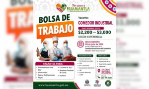 Gobierno de Huamantla impulsa oportunidades laborales con jornada de reclutamiento para comedor industrial.
