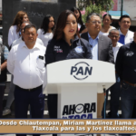 Desde Chiautempan, Miriam Martínez llama a construir un Tlaxcala para las y los tlaxcaltecas.