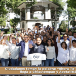 Ciudadanos toman la palabra: “Ahora Te Toca A Ti” llega a Chiautempan y Apetatitlán.