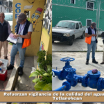 Refuerzan vigilancia de la calidad del agua potable en Tetlanohcan.