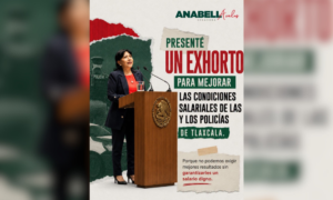 Exige Anabell Ávalos en el Senado salarios dignos para policías de Tlaxcala.