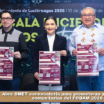 Abre SMET convocatoria para promotoras y brigadistas comunitarias del FOBAM 2026.