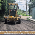 Avanza Ayuntamiento de Tlaxcala trabajos de fresado en San Esteban Tizatlán para mejorar la movilidad.
