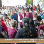 Tizatlán refrenda amplio respaldo a la tarea de Alfonso Sánchez.