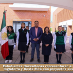 Estudiantes tlaxcaltecas representarán a México en Inglaterra y Costa Rica con proyectos sustentables.
