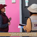 “La Presi en tu puerta” consolida un gobierno que escucha y actúa.