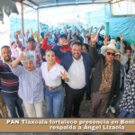 PAN Tlaxcala fortalece presencia en Benito Juárez y respalda a Ángel Lizaola.