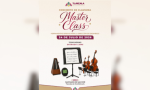 La música se apropiará del Santuario de San José con concierto de clausura de Master Class organizada por el Ayuntamiento de Tlaxcala.