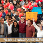 Nos guía el trabajo de la presidenta Claudia y los principios de Morena: Alfonso Sánchez García.