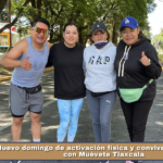 Nuevo domingo de activación física y convivencia familiar con Muévete Tlaxcala.