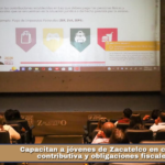 Capacitan a jóvenes de Zacatelco en cultura contributiva y obligaciones fiscales.